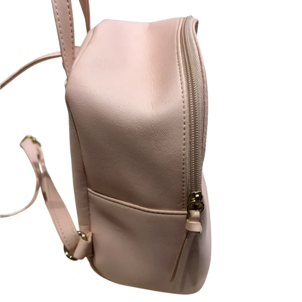 Pink Peekaboo Cat Mini Backpack Purse Faux Leather
